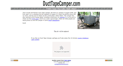 Desktop Screenshot of ducttapecamper.com