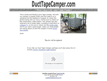 Tablet Screenshot of ducttapecamper.com